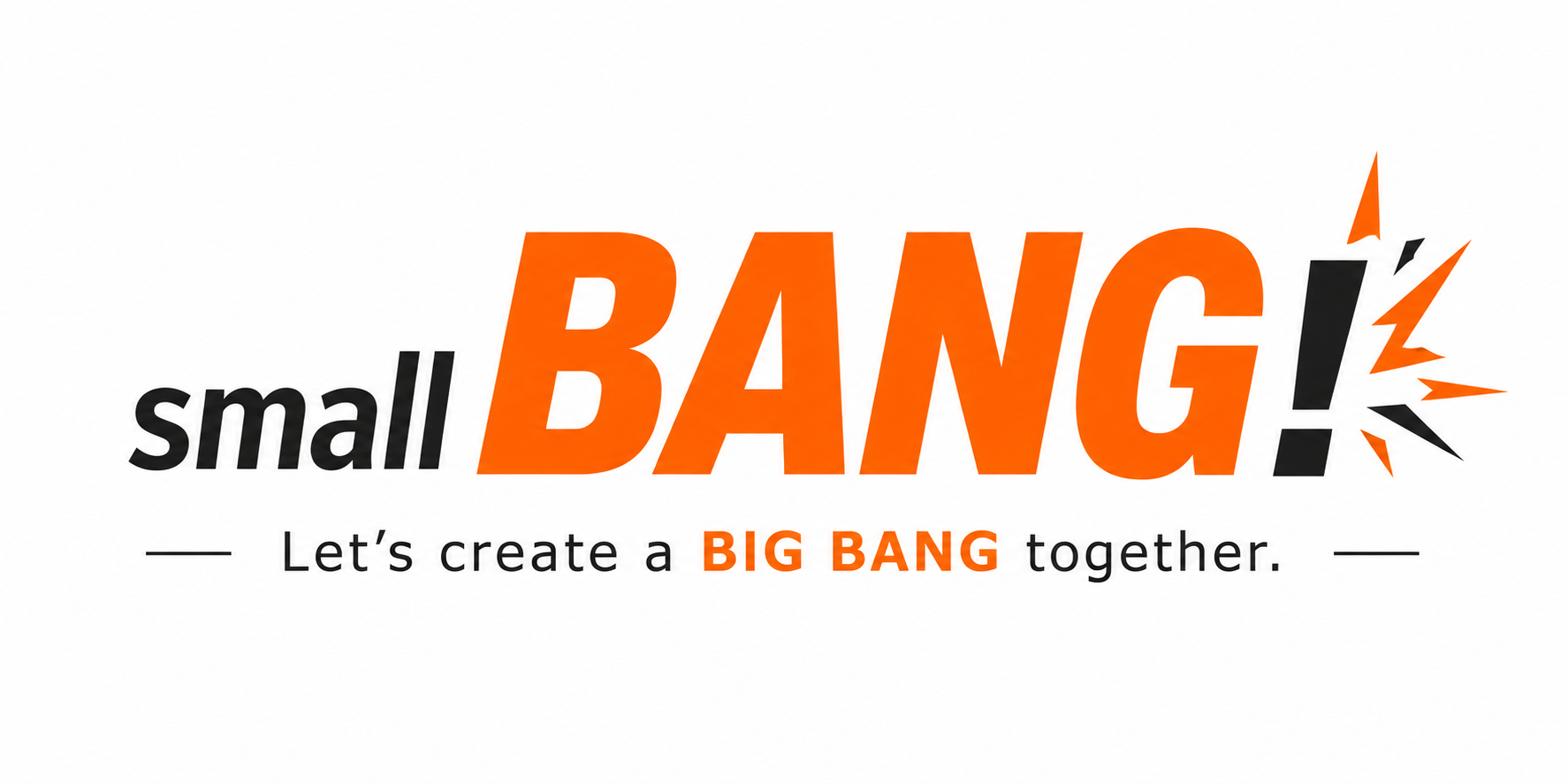 smallBANG — let's create a Big Bang together